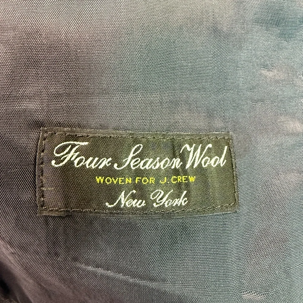 J. Crew Classic Wool Gray Blue Blazer Size 38